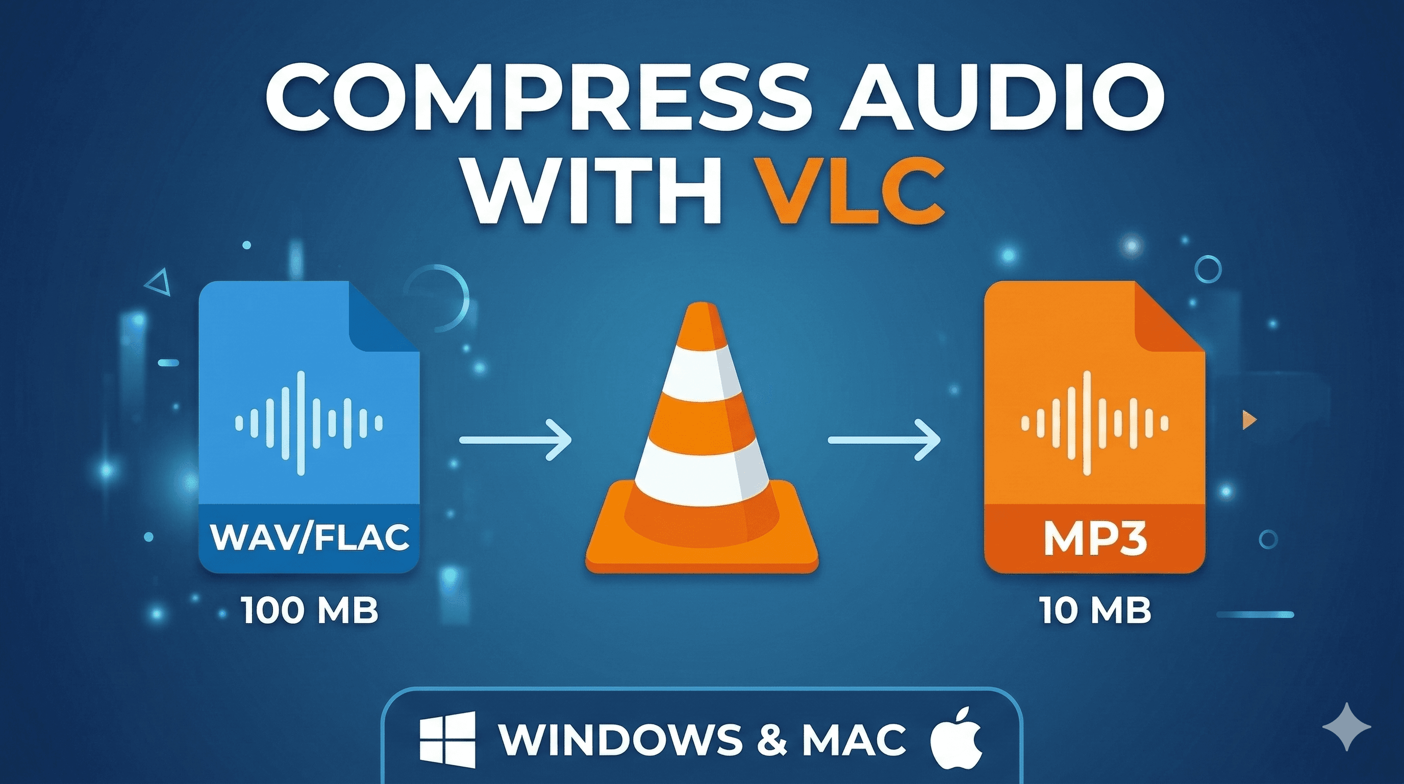 How to Compress Large Audio Files to MP3 Using VLC: Complete Guide for Windows & Mac