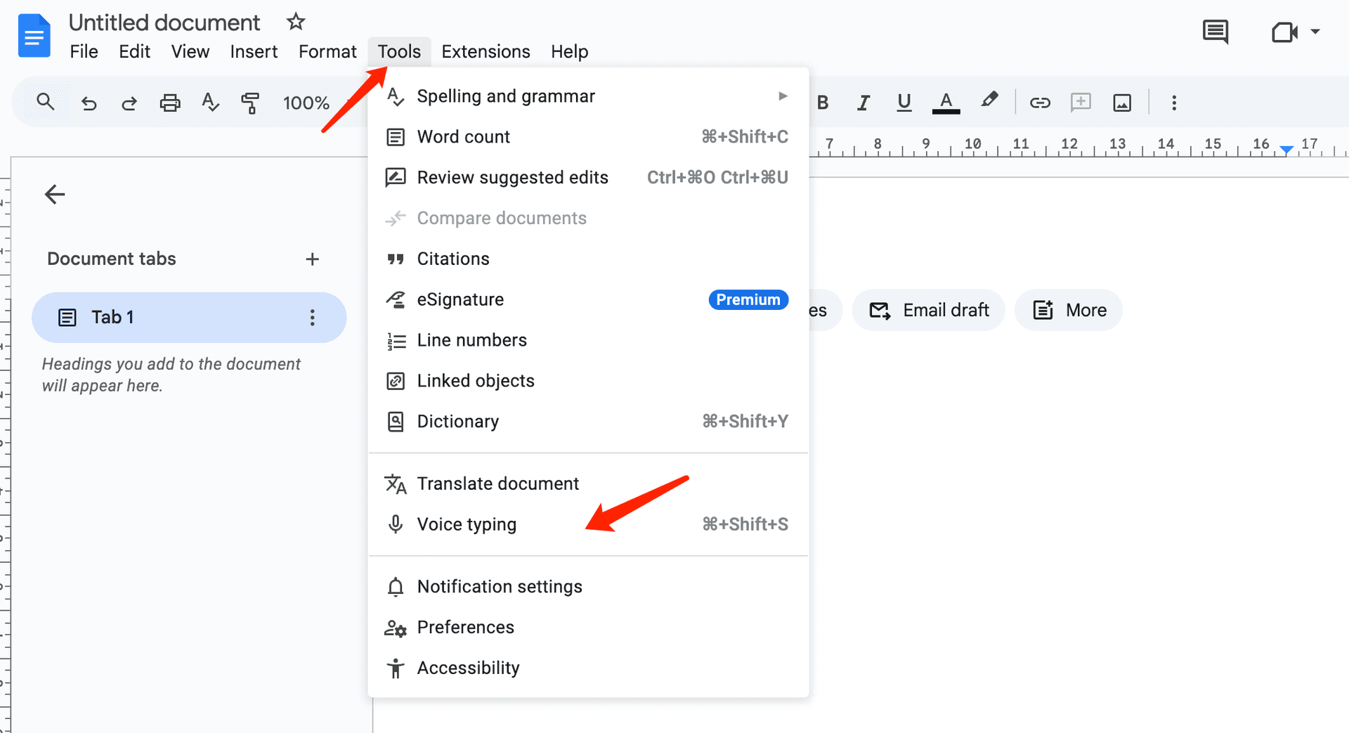 google-docs-voice-typing